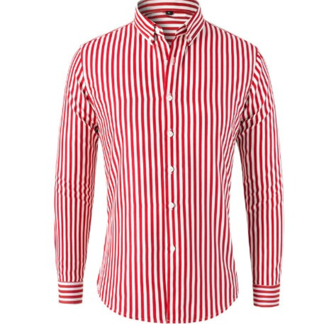 Hidson | Men’s Striped Long Sleeve Shirt