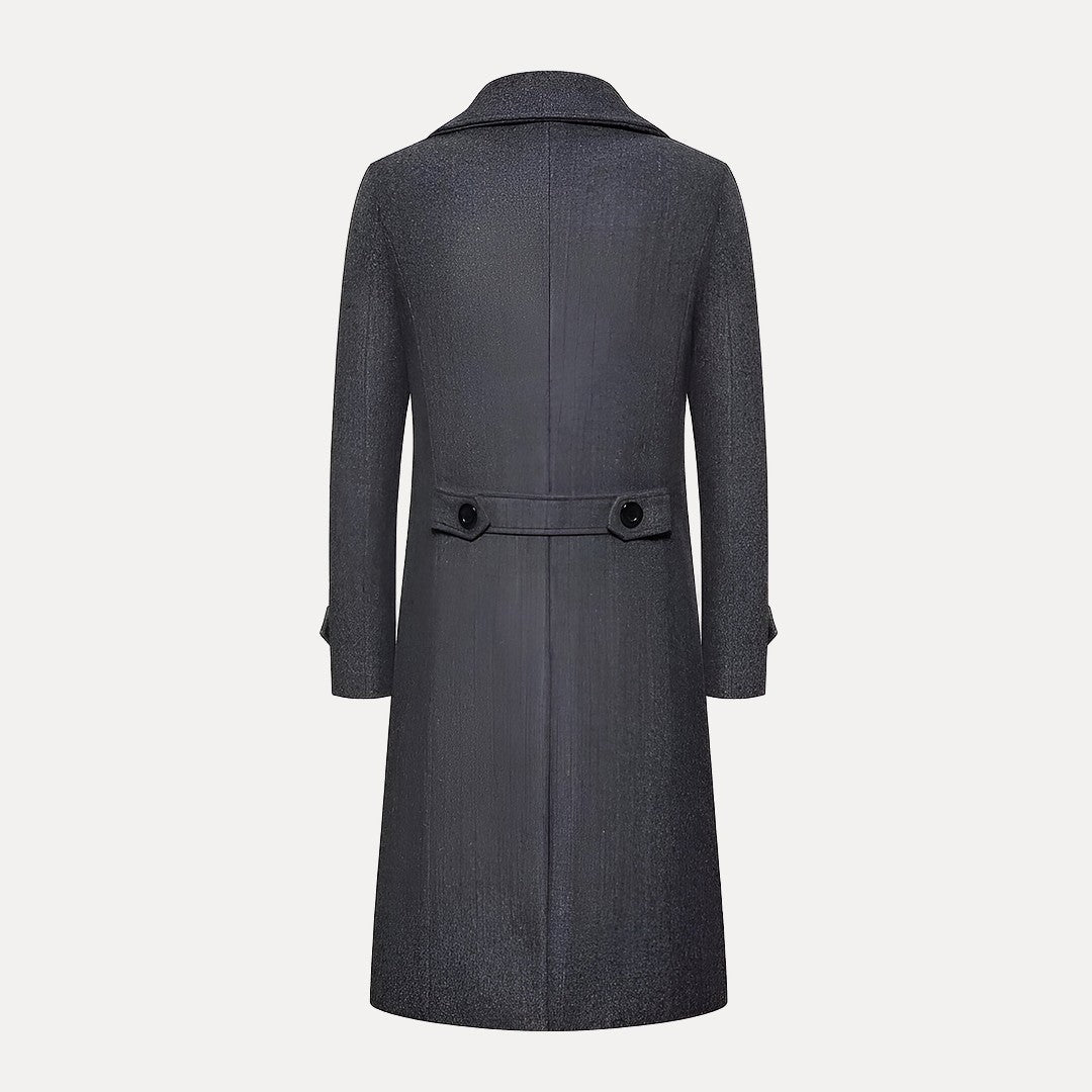 Levon | Men’s Double Breasted Trench Overcoat