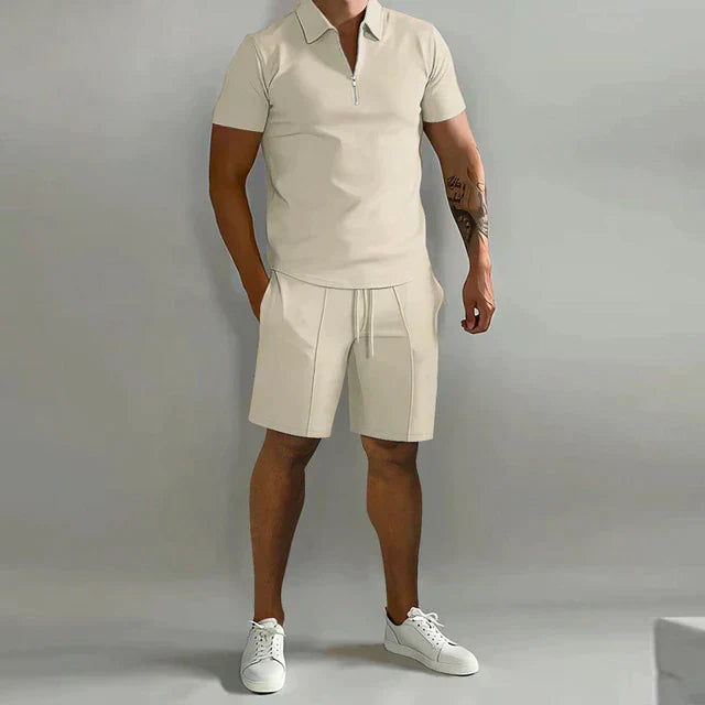 Virel | Men’s Polo & Shorts Two-Piece Set