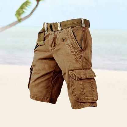 Ravex | Men’s Belted Cargo Shorts