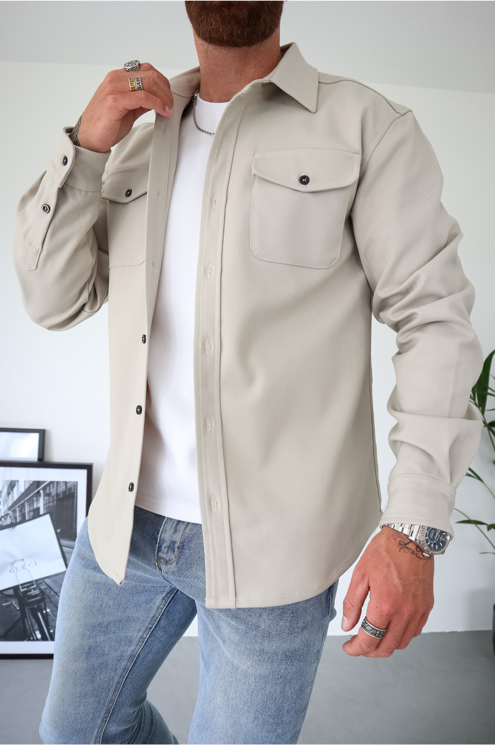 Mern | Men’s Structured Overshirt Jacket