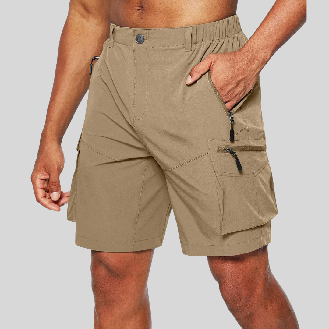 Cyjan | Men’s Zip Pocket Cargo Shorts
