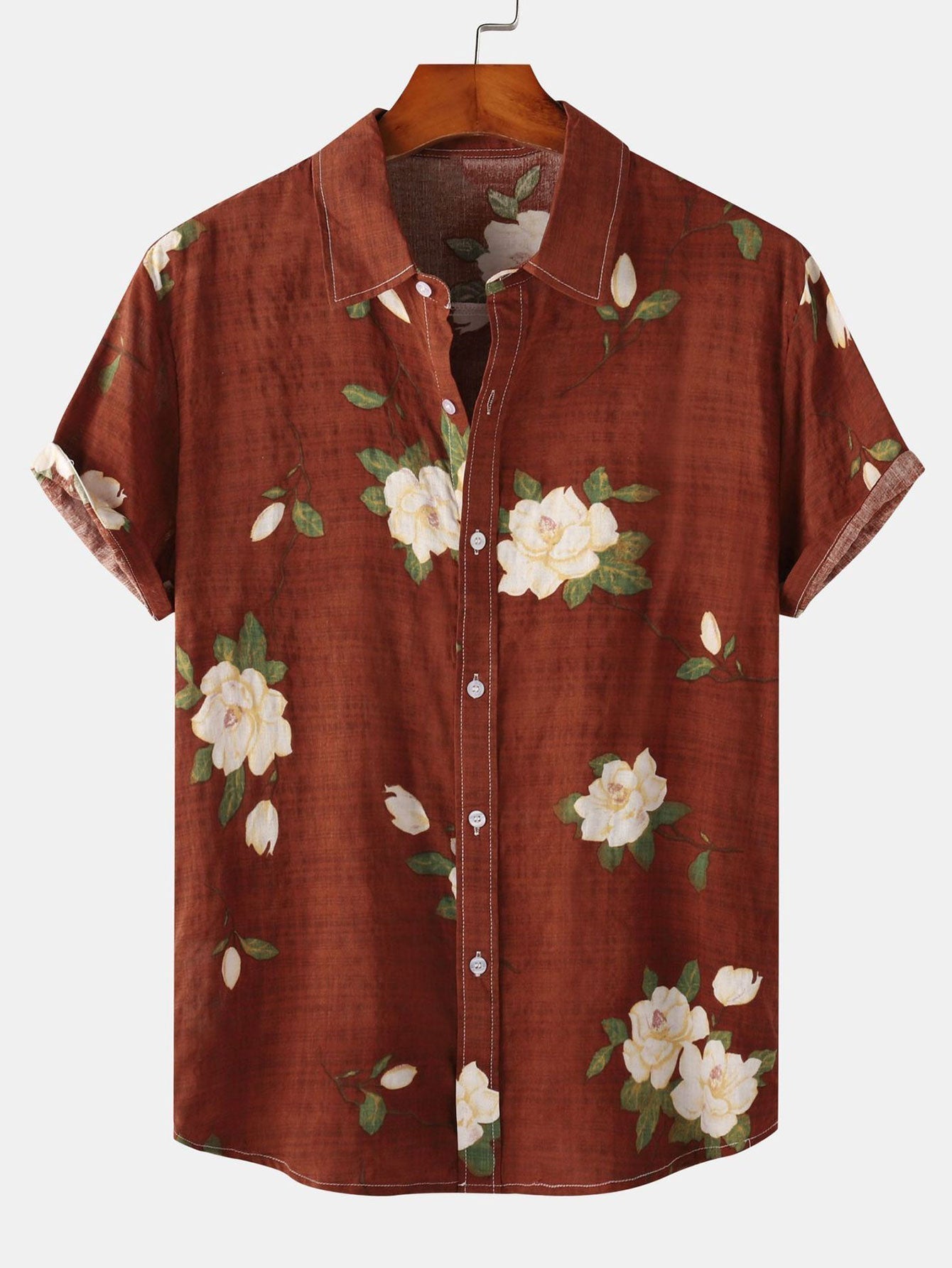 Florein | Men’s Floral Short Sleeve Shirt