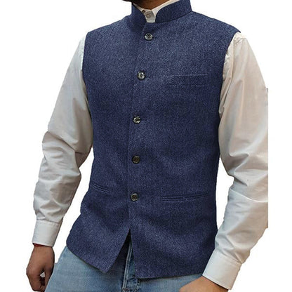 Rendaj | Men’s Stand Collar Vest