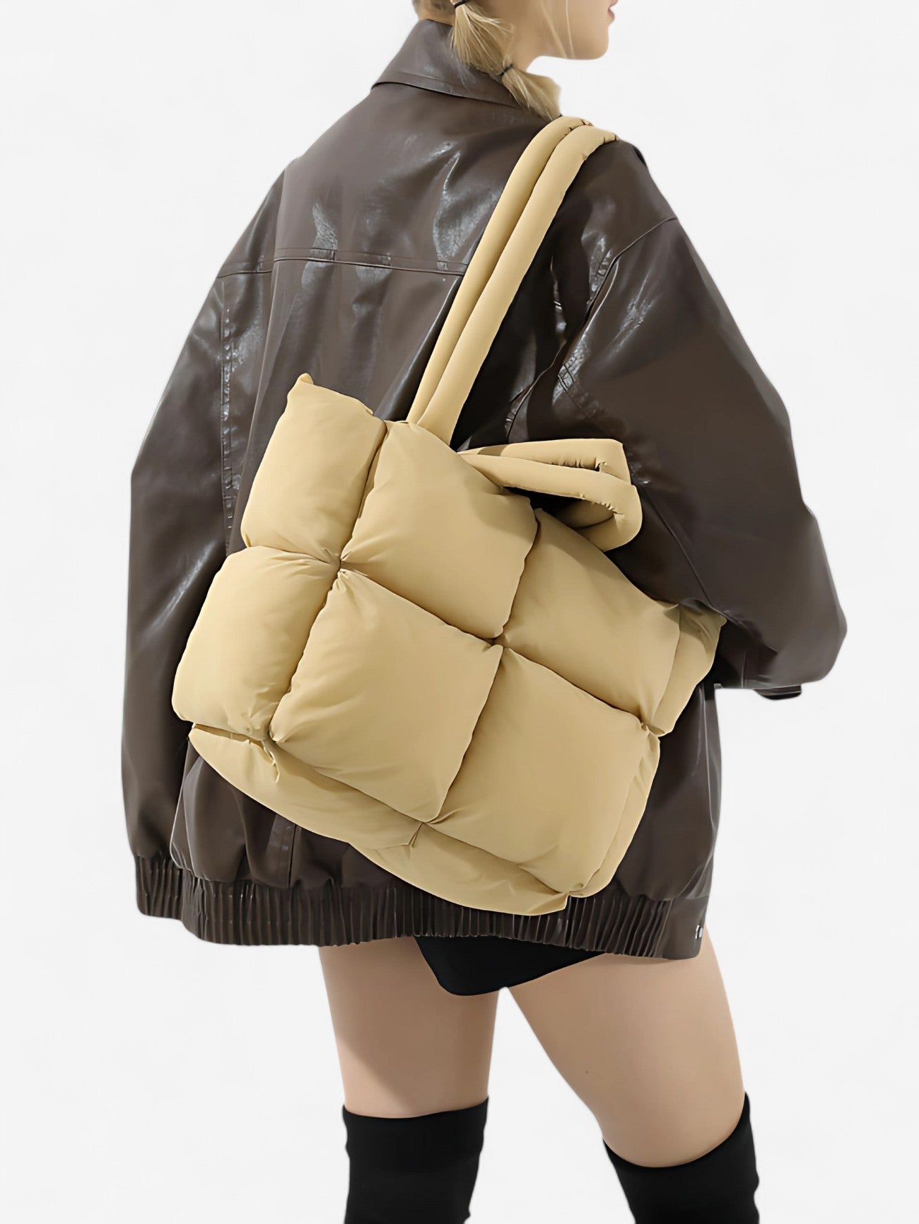 Luvera | Women’s Large Soft Daily Puffer Tote Bag