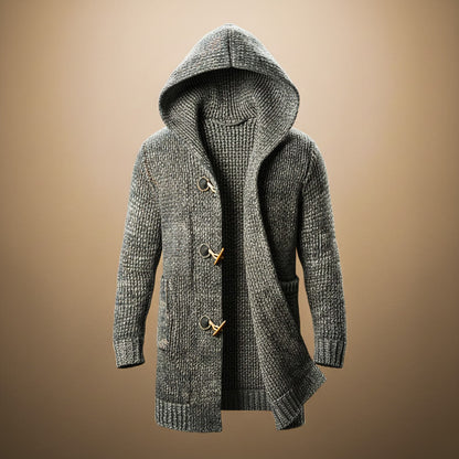 Morvane | Women’s Wool Blend Hooded Cardigan