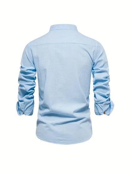 Gerom | Men’s Long Sleeve Slim Fit Shirt