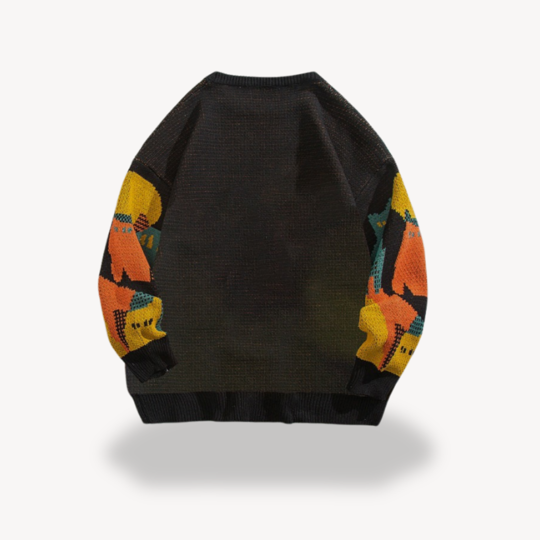 Kang | Men’s Graphic Knitted Jumper