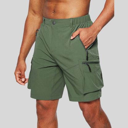 Cyjan | Men’s Zip Pocket Cargo Shorts