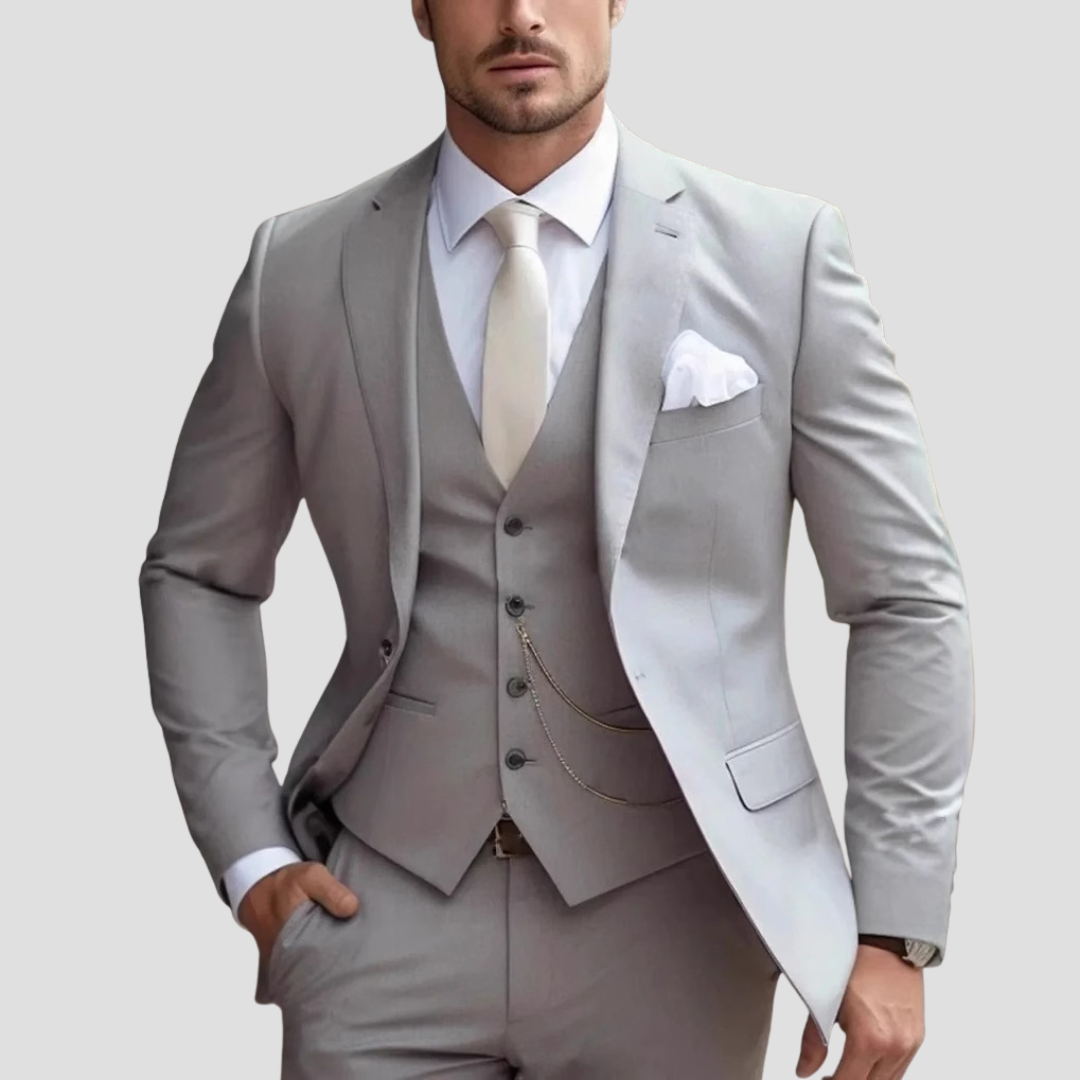 Rick | Men’s Slim-Fit Three-Piece Suit Set