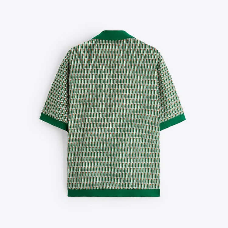 Zayron | Men’s Geometric Shirt & Shorts Set