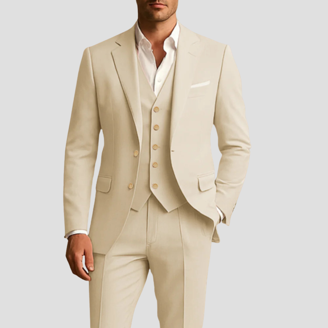 Heeria | Men’s Slim Fit Three Piece Suit