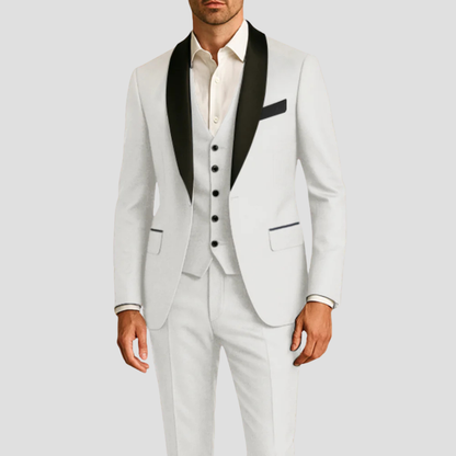 Valeno | Men’s Three-Piece Slim Fit Tuxedo Suit