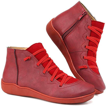 Afra | Women’s Vintage Lace-Up Boots