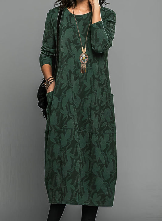 Alisha | Women’s Long Sleeve Printed Dress