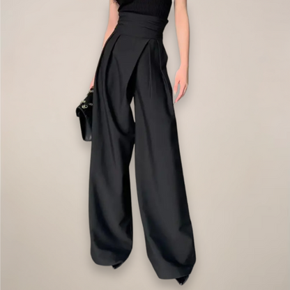 Andie | Women’s High Waisted Wide Leg Trousers