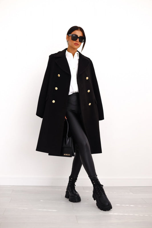 Chaunte | Women’s Longline Double Breasted Coat