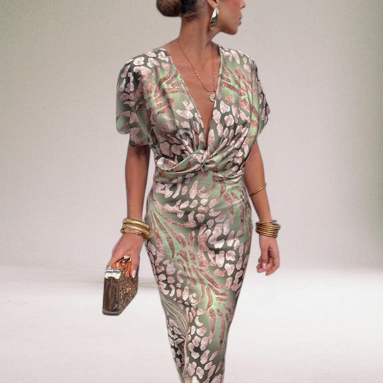Chiana | Women’s Evening Wrap Maxi Dress