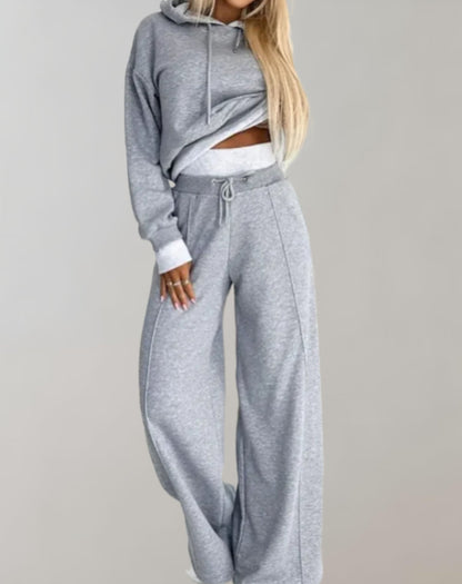 Soleira | Women’s Cropped Hoodie Tracksuit Set