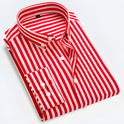 Elino | Men’s Striped Long Sleeve Shirt