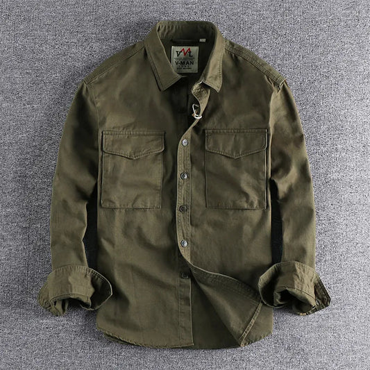 Gabein | Men’s Long Sleeve Pocket Shirt