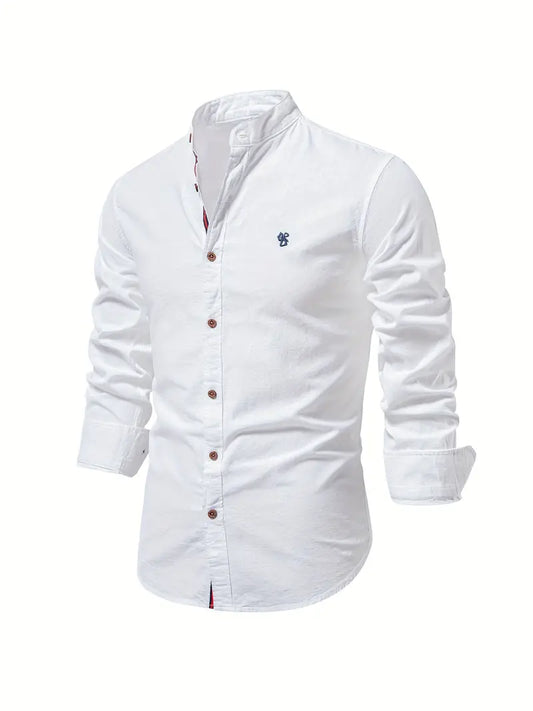 Gerom | Men’s Long Sleeve Slim Fit Shirt