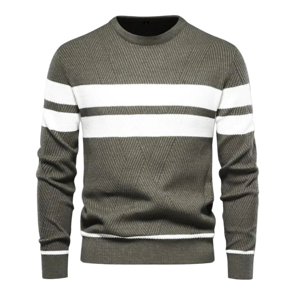 Harrington | Men’s Striped Knit Sweater3