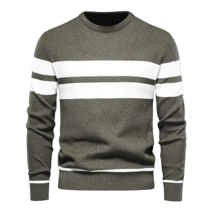 Harrington | Men’s Striped Knit Sweater3