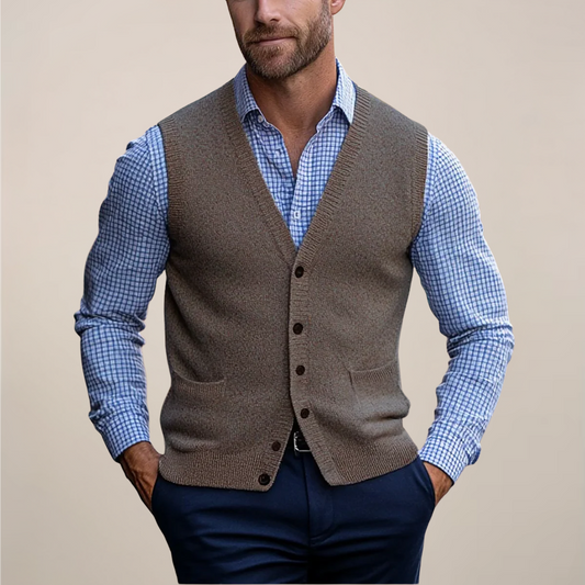 Hilton | Men’s Sleeveless Vest Sweater