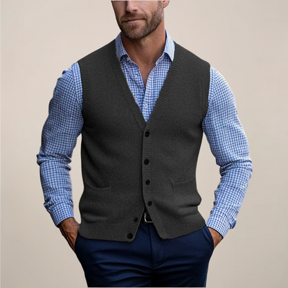 Hilton | Men’s Sleeveless Vest Sweater