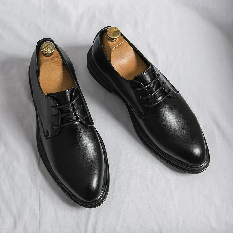 Jesse | Men’s High Gloss Derby Shoes