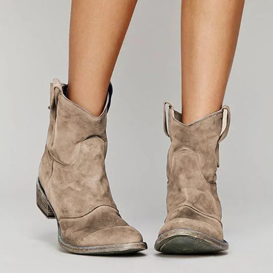 Jianna | Women’s Vintage Cowboy Ankle Boots