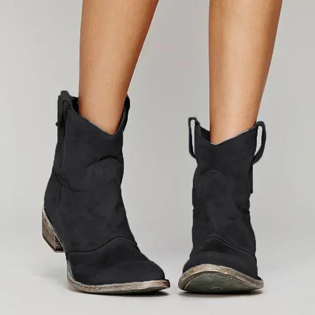 Jianna | Women’s Vintage Cowboy Ankle Boots
