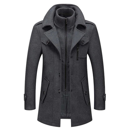 Johanes | Men’s Double-Layer Elegant Coat