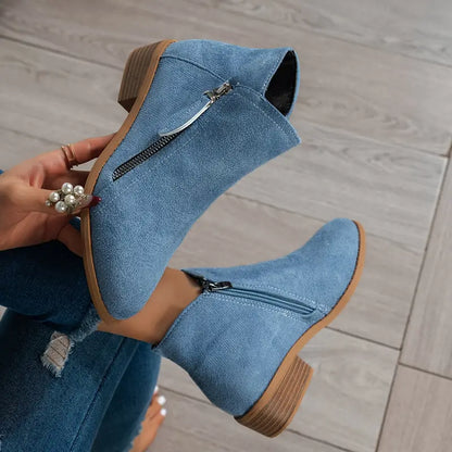 Klara | Women’s Elegant Zip Ankle Boots