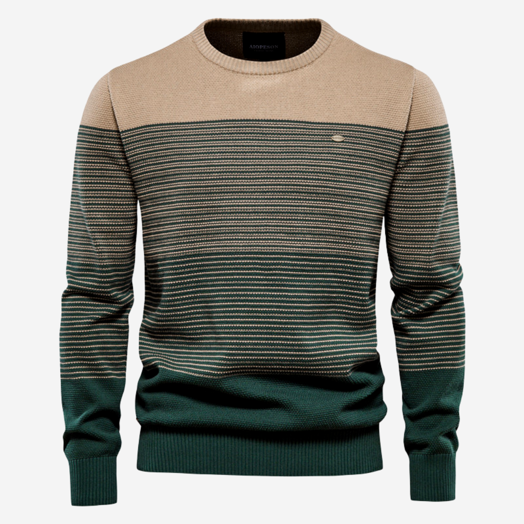 Lansbury | Men’s Soft Knit Striped Sweater2