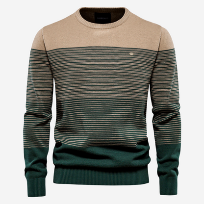 Lansbury | Men’s Soft Knit Striped Sweater2