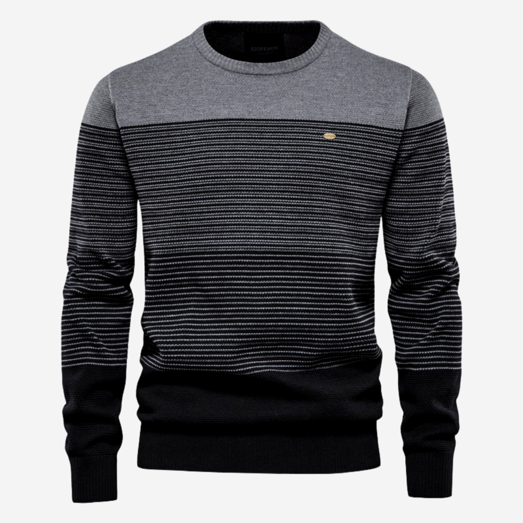 Lansbury | Men’s Soft Knit Striped Sweater3