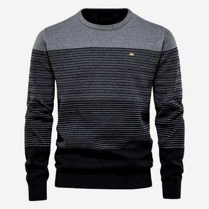 Lansbury | Men’s Soft Knit Striped Sweater3