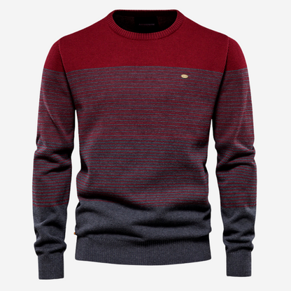 Lansbury | Men’s Soft Knit Striped Sweater4