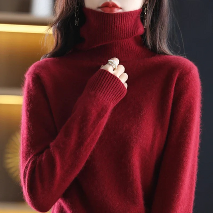 Letizia | Women’s Luxury Cashmere Turtleneck Sweater