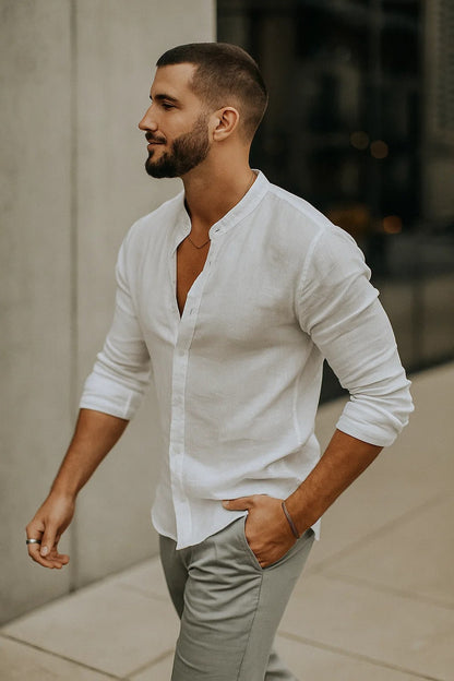 Kieran | Men’s 3/4 Sleeve Casual Shirt