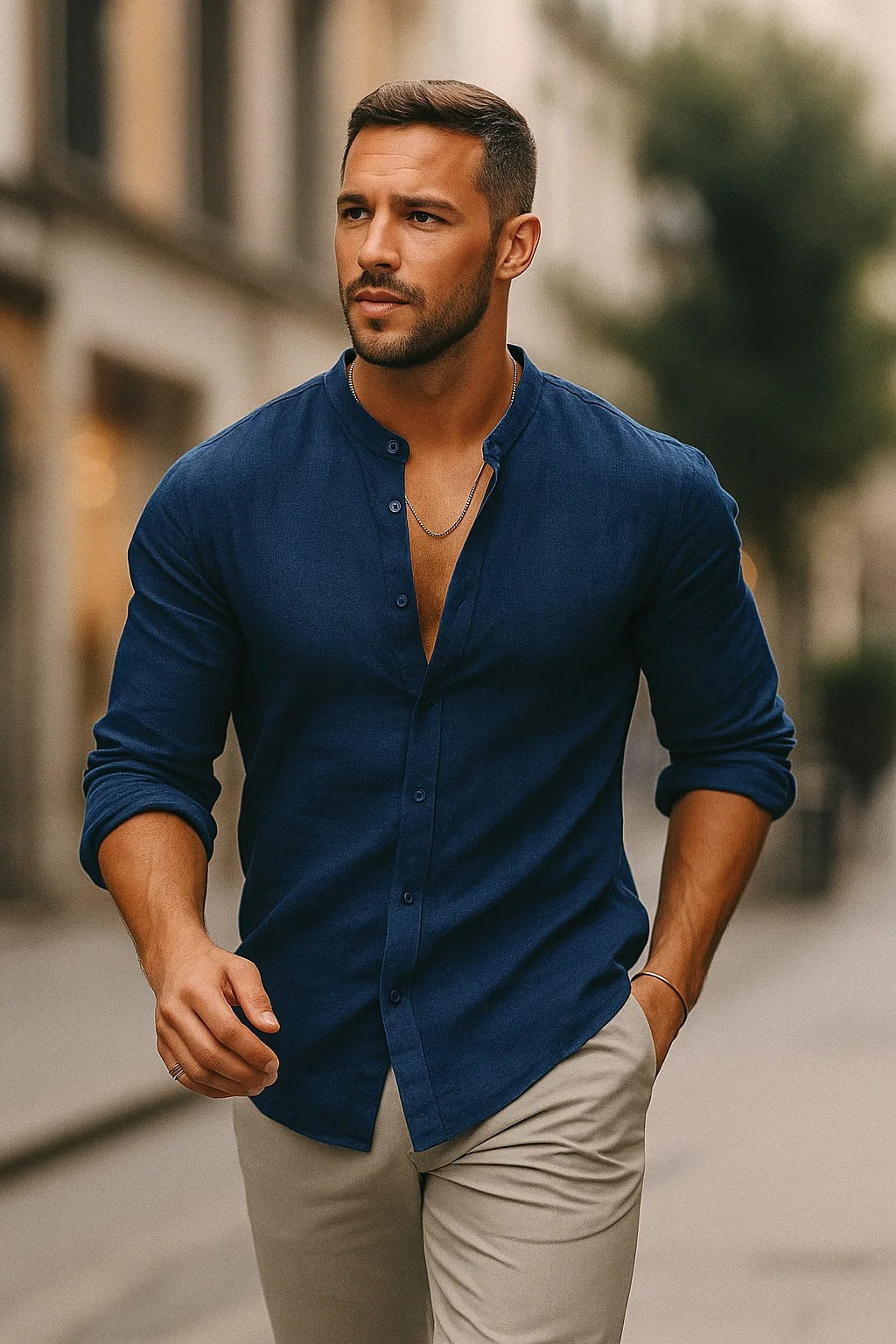 Kieran | Men’s 3/4 Sleeve Casual Shirt