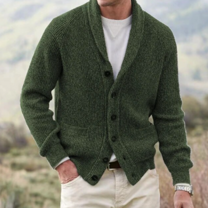 Darion | Men’s Ribbed Knit Cardigan