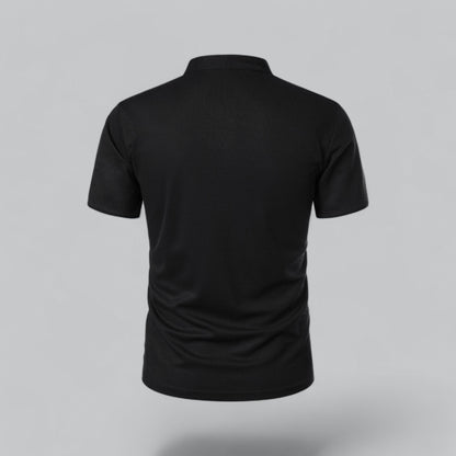 Stellan | Men’s Short Sleeve Collarless Polo