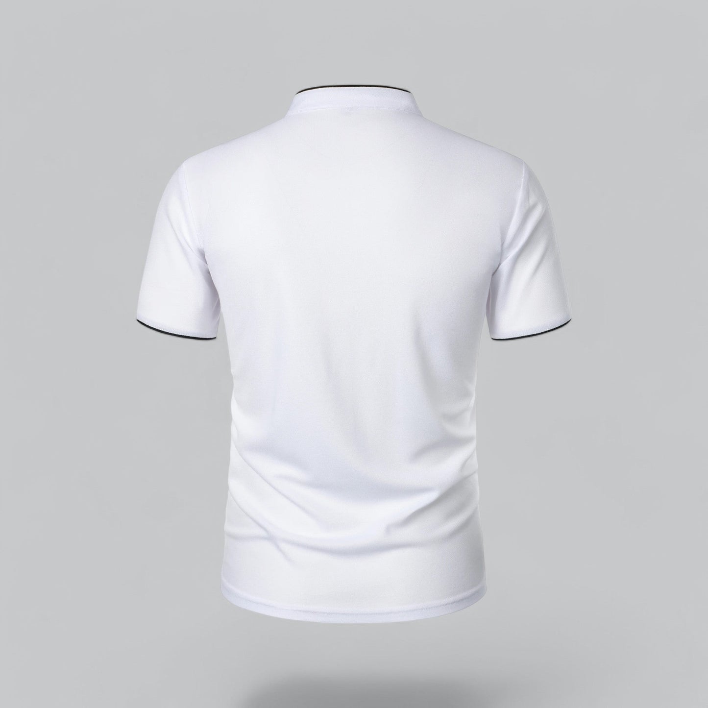 Stellan | Men’s Short Sleeve Collarless Polo