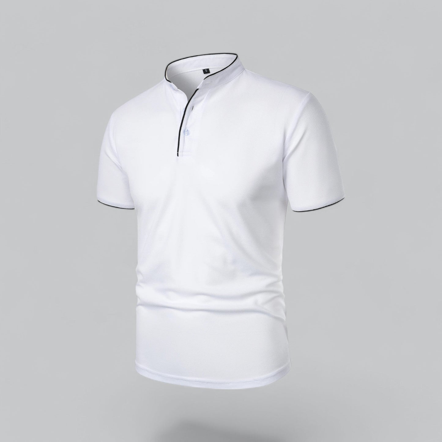 Stellan | Men’s Short Sleeve Collarless Polo