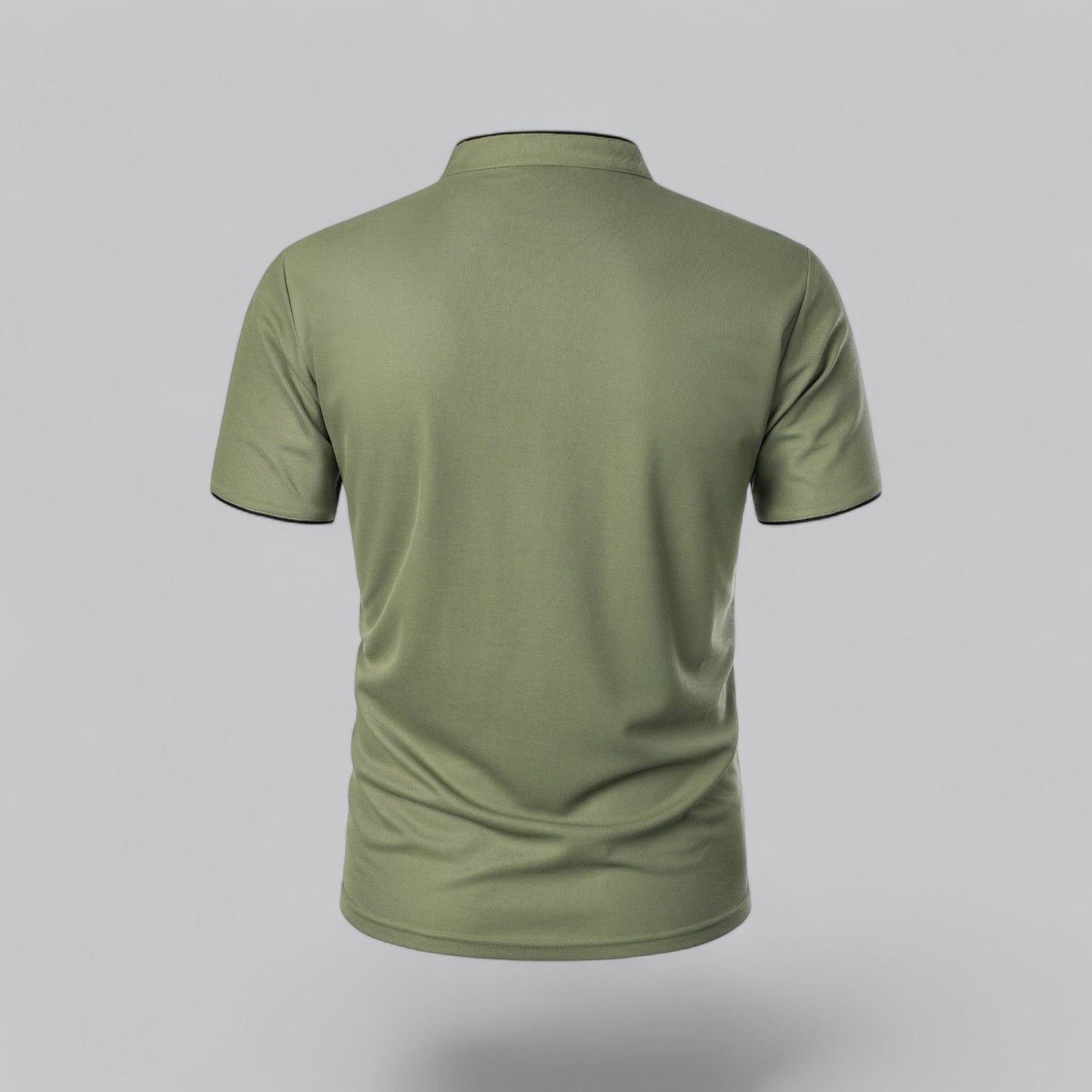 Stellan | Men’s Short Sleeve Collarless Polo