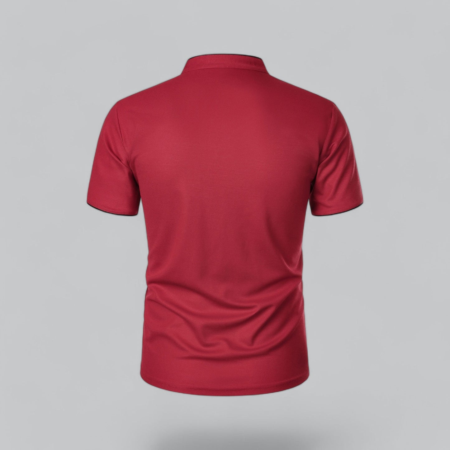Stellan | Men’s Short Sleeve Collarless Polo