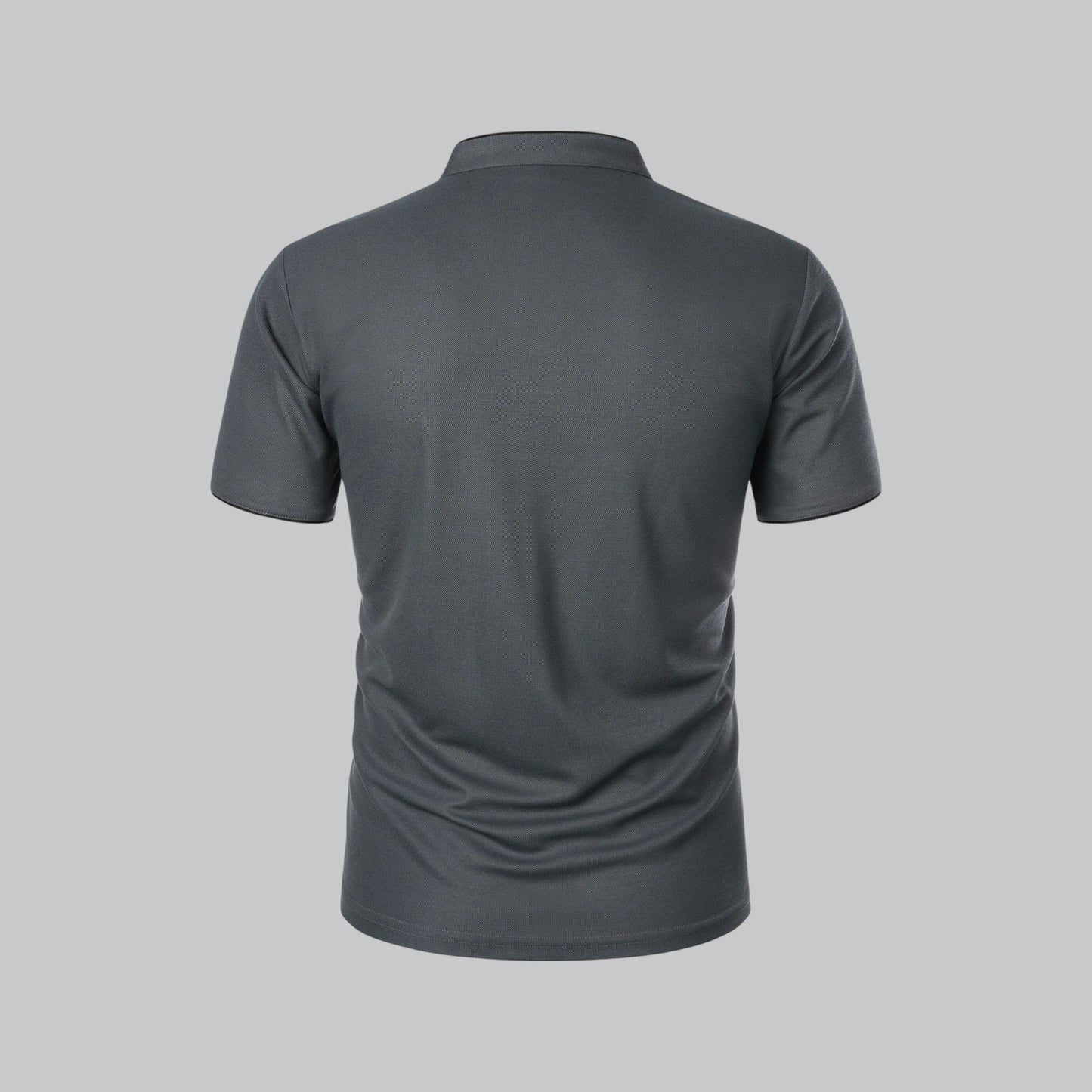 Stellan | Men’s Short Sleeve Collarless Polo